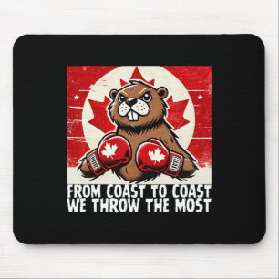Alfombrilla De Ratón Elbows Up Canada Canada Counter Tarifas Beaver B