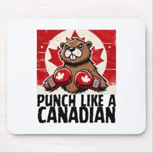 Alfombrilla De Ratón Elbows Up Canada Canada Counter Tarifas Beaver B