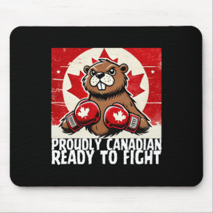 Alfombrilla De Ratón Elbows Up Canada Canada Counter Tarifas Beaver B
