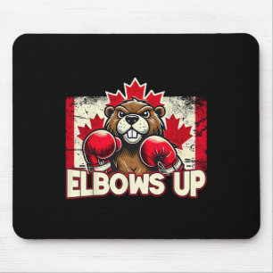 Alfombrilla De Ratón Elbows Up Canada Canada Counter Tarifas Beaver B