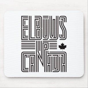 Alfombrilla De Ratón Elbows Up Canada Pegatina5