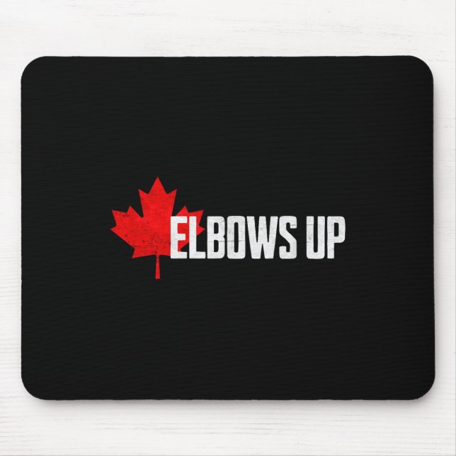 Alfombrilla De Ratón Elbows Up Canada True North Strand Free Proud (Frente)