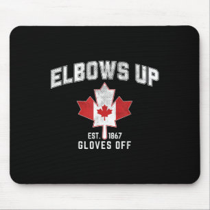Alfombrilla De Ratón Elbows Up Est 1867 Canadian Maple Leaf Canada