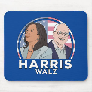 Alfombrilla De Ratón Elección de Harris Walz