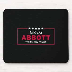 Alfombrilla De Ratón Elección Greg Abbott Gobernador Texas Republicano 