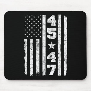 Alfombrilla De Ratón Elección presidencial de Trump con bandera norteam
