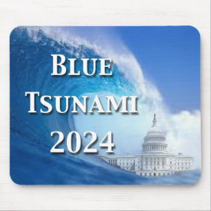 Alfombrilla De Ratón Elecciones Blue Tsunami 2024