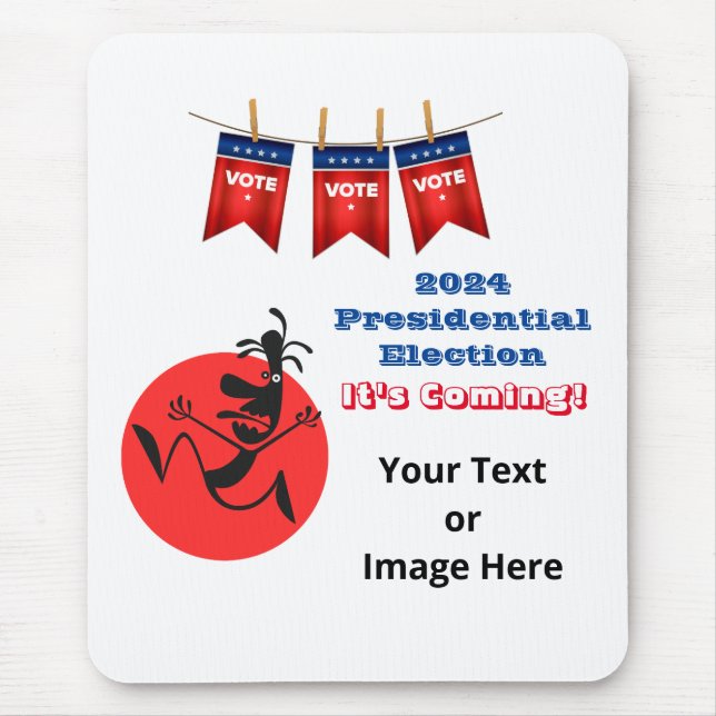 Alfombrilla De Ratón Elecciones presidenciales de 2024, edición masculi (Frente)