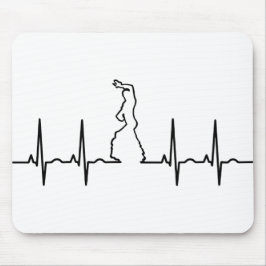 Alfombrilla De Ratón Electrocardiograma Flamenca