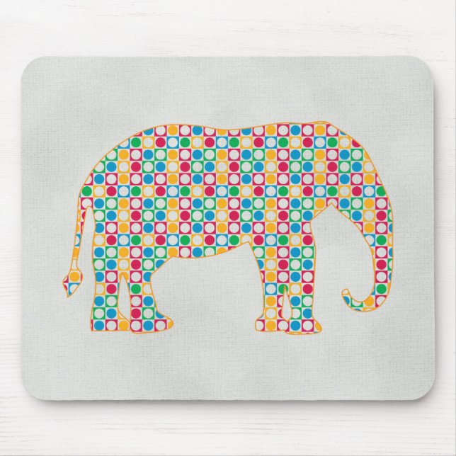 Alfombrilla De Ratón Elefante (Frente)