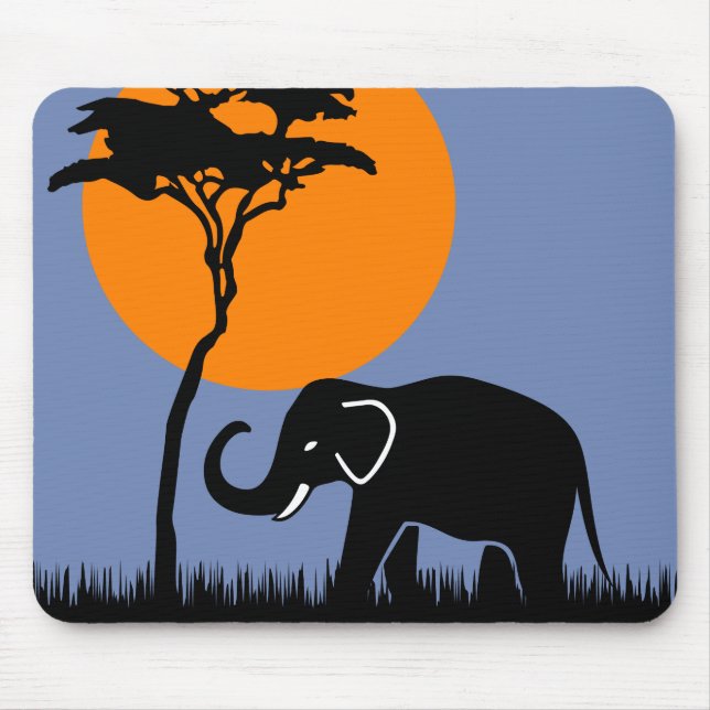 Alfombrilla De Ratón Elefante (Frente)