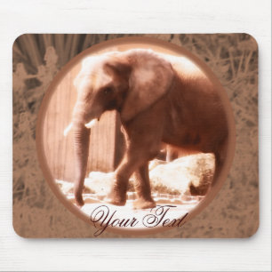 Alfombrilla De Ratón Elefante africano Mousepad