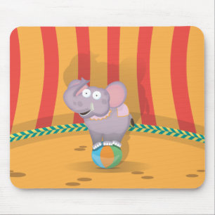 Alfombrilla De Ratón Elefante de circo