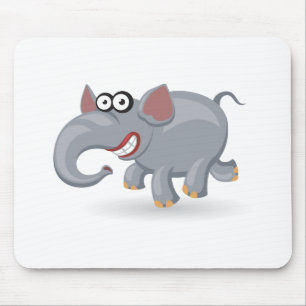 Alfombrilla De Ratón Elefante del bebé del dibujo animado