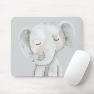 Alfombrilla De Ratón Elefante Gris Bonito