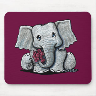 Alfombrilla De Ratón Elefante Mousepad de KiniArt