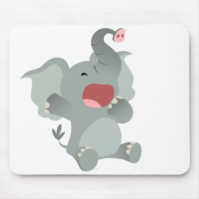 Alfombrilla De Ratón Elefante Mousepad, un Personalizado somnoliento (Frente)