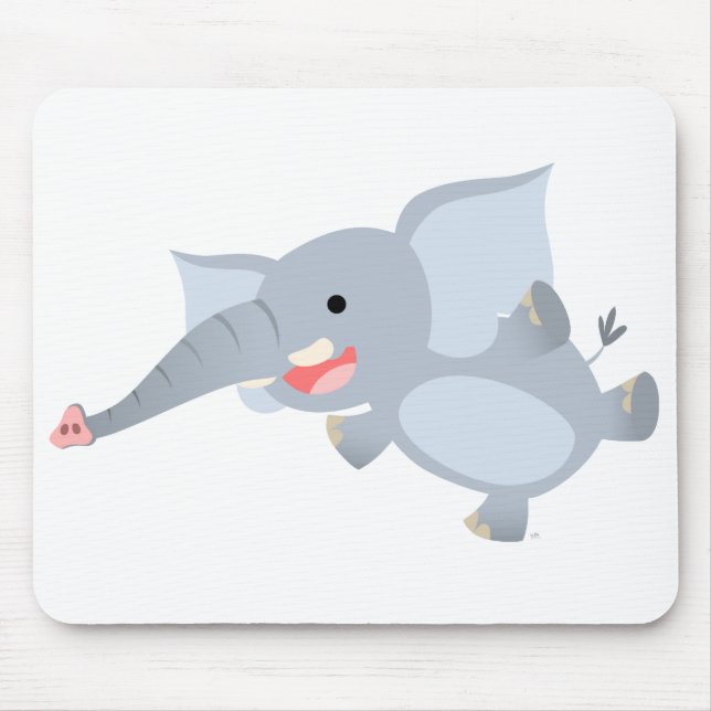 Alfombrilla De Ratón Elefante Personalizado flotante Mousepad (Frente)