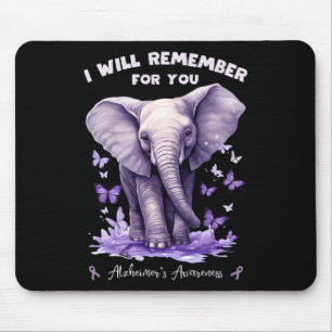 Alfombrilla De Ratón Elefante que recordaré para ti Heimerheimer's Aw