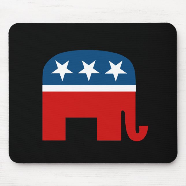 Alfombrilla De Ratón Elefante republicano (Frente)