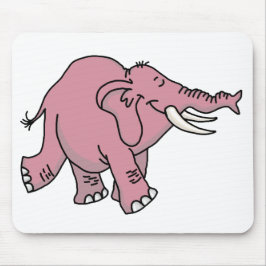 Alfombrilla De Ratón Elefante rosa
