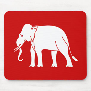 Alfombrilla De Ratón Elefante siamés