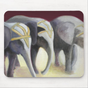 Alfombrilla De Ratón Elefantes Mousepad del circo