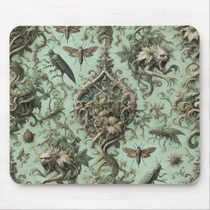 Alfombrilla De Ratón Elegancia Chitinosa - Insecto gótico