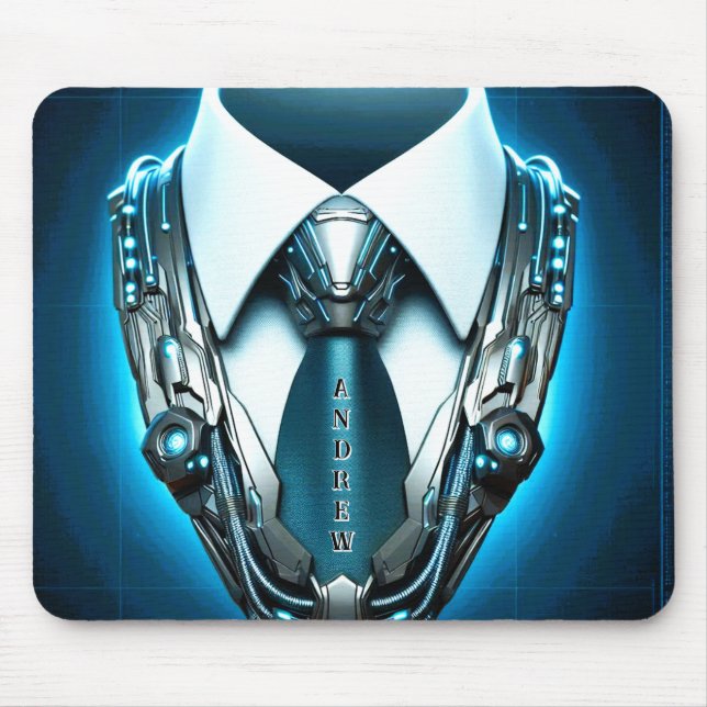 Alfombrilla De Ratón Elegancia futura - Mousepad de corbata para el cue (Frente)