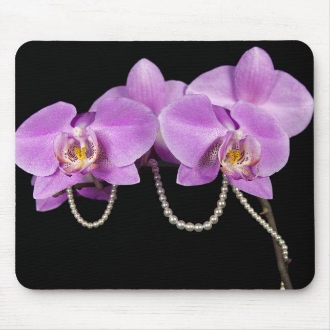 Alfombrilla De Ratón Elegancia orquídea (Frente)