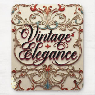 Alfombrilla De Ratón "Elegancia vintage redefinida"