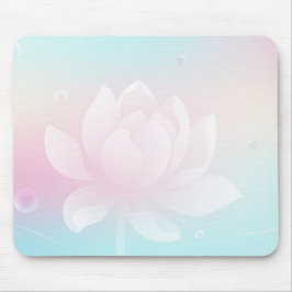 Alfombrilla De Ratón Elegant Lotus Bloom Soft Gradient Mouse Pad