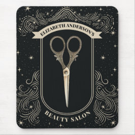Alfombrilla De Ratón Elegant Vintage Scissors Hair Salon