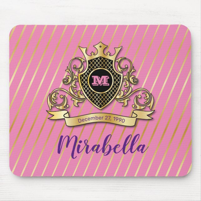 Alfombrilla De Ratón Elegante almohadilla de ratón con estilo de monagr (Frente)