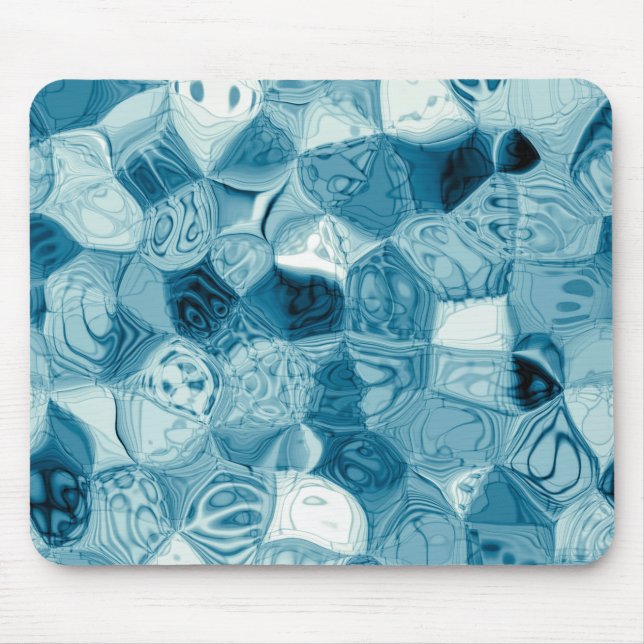 Alfombrilla De Ratón Elegante arte de formas geométricas abstractas Ver (Frente)