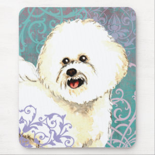 Alfombrilla De Ratón Elegante Bichon Frise