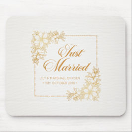 Alfombrilla De Ratón Elegante Boda recién casado| Mousepad