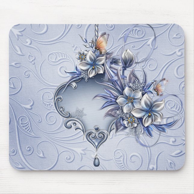 Alfombrilla De Ratón Elegante Dama #2 Mousepad (Frente)