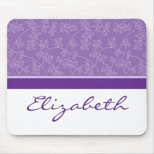Alfombrilla De Ratón Elegante diseñador Personalizado Lilac Mousepad