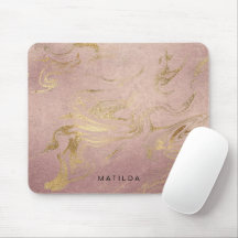 Elegante dorado moderno y mármol dorado rosa