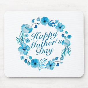 Alfombrilla De Ratón Elegante Feliz Día de la Madre Floral Mousepad