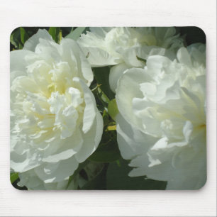 Alfombrilla De Ratón Elegante foto de una joya blanca floral