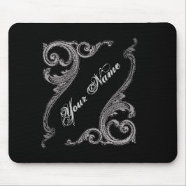 Alfombrilla De Ratón Elegante Gótico Swirl Diseño Teclado de ratón pers