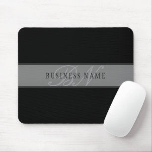 Alfombrilla De Ratón Elegante guión editable nombre de la empresa/otro