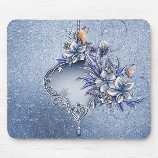 Alfombrilla De Ratón Elegante Lady Mousepad (Frente)