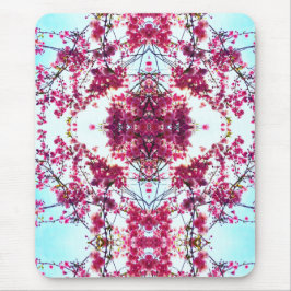 Alfombrilla De Ratón Elegante mandala de boho abstracto rosa floral