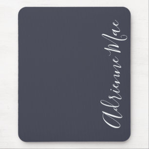 Alfombrilla De Ratón Elegante Marina Azul Personalizado