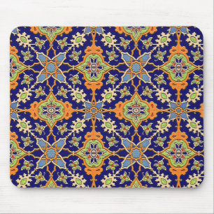 Alfombrilla De Ratón Elegante Mousepad azul y Naranja