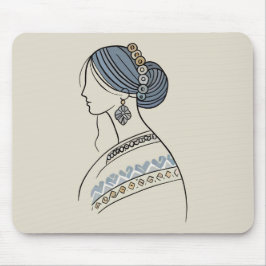 Alfombrilla De Ratón Elegante Mousepad de Arte Popular Ucraniano