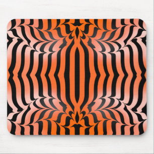 Alfombrilla De Ratón Elegante Naranja estético e impresión de piel de t
